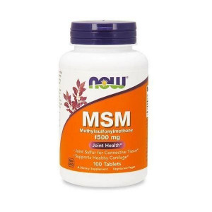 NOW MSM 1500mg - 100tabs.